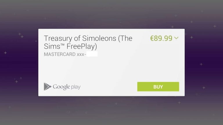 In-app purchases on Google Play - Volumetree