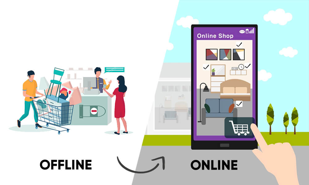 Offline Experience Vs Online Experience While Purchasing Furniture
