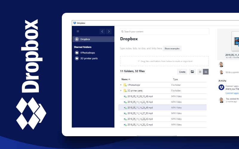 Dropbox SaaS example 2
