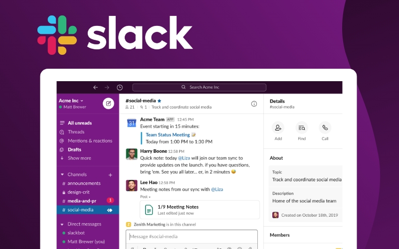 Slack SaaS example 7