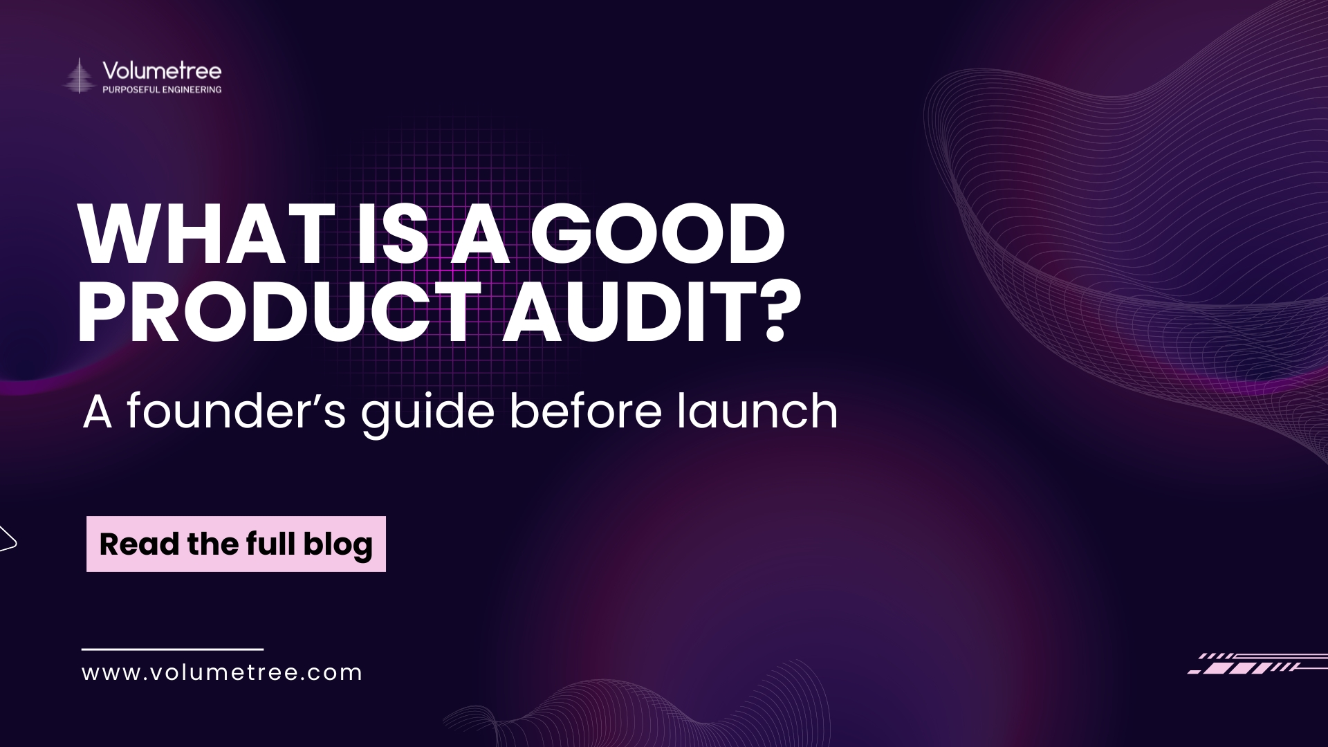 what is a good product audit